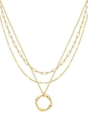 🆕 VIROMY Gold Necklace for Women,14k Gold Chain Necklaces Dainty Layered